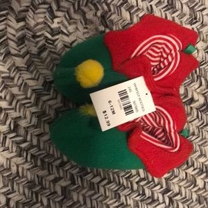 Never worn toddler elf slippers